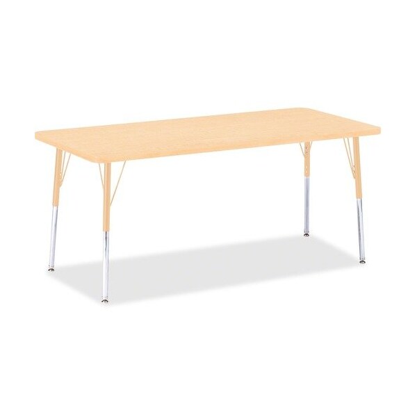 Jonti-Craft TABLE, RECTANGLE, 30X72, MAPLE JNT6413JCA251 - main